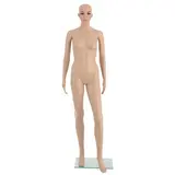 Mannequin femme, bras le long du corps
