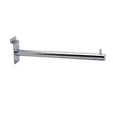 Bras droit pour fond rainuré L 30 cm métal chromé tube rond ø 20 mm