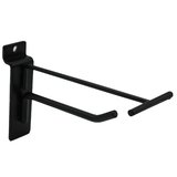 Tiges simples noir sablé - L 10 cm - avec tige pour porte-étiquette