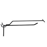 Tiges simples noir sablé - L 20 cm - avec tige pour porte-étiquette