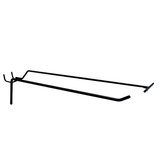 Tiges simples noir sablé - L 30 cm - avec tige pour porte-étiquette