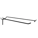 Tiges simples noir sablé - L 30 cm - avec tige pour porte-étiquette