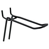 Tiges doubles noir sablé - L 10 cm - pour fonds perforés