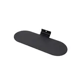 Tablette chaussure pour panneau rainuré - noir - L25xP10cm