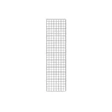 Grille murale 150 x 40 cm Métal - Présentoir grille - Grille d'exposition - Gris martelé - Lot de 2