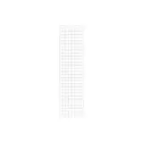 Grille murale 150 x 40 cm Métal - Présentoir grille - Grille d'exposition - Blanc - Lot de 2