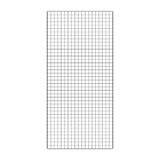 Grille d’exposition métal - Grille double cadre - noir - 200 × 95 cm - Paquet de 2