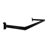 Barre penderie déportée métal noir L.90xP.30 cm