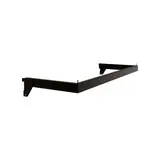 Barre guidon de penderie Square noir sablé L 60 x P 24 cm