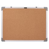 Tableau liège avec cadre en aluminium