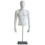 Buste homme finition laquée + piétement métal