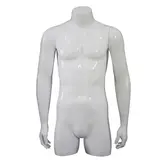 Buste homme avec bras, finition laquée