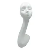 Tête femme design fibre de verre H 51 cm