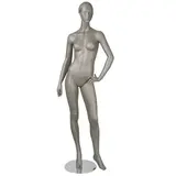 Mannequin femme, tête et cheveux sculptés