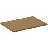Tablettes bois MDF ép. 9 mm Brut 120 x 40 cm - Lot de 5