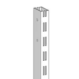 Montant mural acier Ligne Store Blanc H.141cm – Section 30x60mm – Pas de 50mm