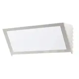 Bandeau d'en-tête incliné + plexi accroches pas de 50 mm