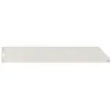 Séparateur pour tablette métallique 37 x 5,5 cm - Séparateur rayonnage - Diviseur tôle - Blanc