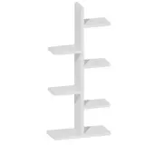 Étagère 6 niveaux blanc mat 70 x 32 x 160 cm - Étagère magasin