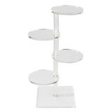 Présentoir 4 plateaux ronds 