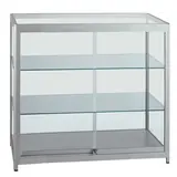 Vitrine comptoir verre trempé L 90 x P 50 x H 94 cm 