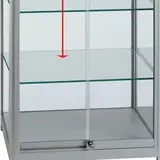 Etagère en verre pour vitrine verre trempé 56,3 x 45,2 cm