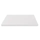 Plateau de table carré blanc 70 x 70 cm