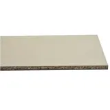 Tablette bois aggloméré brut 120 x 40 cm, ép. 18 mm - Lot de 2