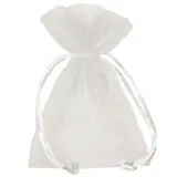 Pochette organza blanc 17 x 24 cm - Paquet de 10