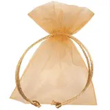 Pochette organza or 17 x 24 cm - Paquet de 10