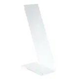 Présentoir chaussure transparent acrylique 5 x 20 cm - Support chaussure - Lot de 10