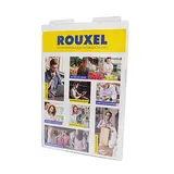 Porte-affiche A4 vertical plexi transparent 2mm – Support mural acrylique