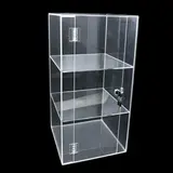 Vitrine de comptoir 3 niveaux plexi 30 x 30 x 60 cm - Présentoir de comptoir - Vitrine présentoir