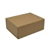 Boîte cadeau carton pliable kraft 40 x 30 x H 15 cm, 1200g/m² - Paquet de 5