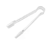 Pince alimentaire plastique transparent 16 cm - Pince à glaçons - Pince de service - Lot de 2
