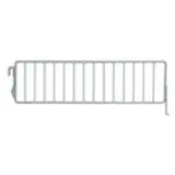 Séparateur grille pour tablette métallique 37 x 9,5 cm - Séparateur rayonnage - Diviseur grille - Gris