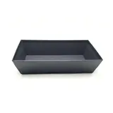 Corbeille carton rectangulaire noir 33 x 20 x 7,4 cm, paquet de 10