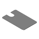 Plaques métal pour pied d'échelle