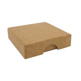 Écrins à bijoux kraft brun 6x6x1,6cm – Paquet de 20