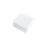 Boîte à bijoux carton 8 x 8 x 3,5 cm blanc – écrin bijoux carton – Lot de 20