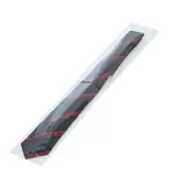 Sachet plastique haute brillance avec rabat adhésif et trou d'aération 9,5x61cm BOPP 40µ - Sachet de conditionnement - Lot de 100