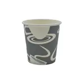 Gobelet boisson chaude 18 cl ø 7,8 x 7,8 cm - Gobelet carton - Gobelet café - Bleu / Blanc - Lot de 50