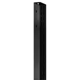 Montant noir sablé H 181 cm