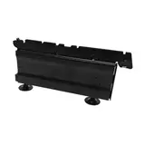 Embase noir sablé 30x16