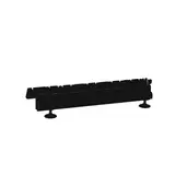 Embase noir sablé 47x11