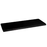 Tablette métallique noir sablé 100x47