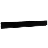 Lamelle fond rainuré noir sablé 100x10