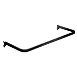 Barre de penderie noir sablé L 100 cm