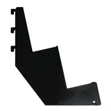 Console noir sablé 2 niveaux pour tablettes presse/librairie