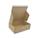 Carton d'expédition e-commerce 40x30x15 cm brun avec bande adhésive - Boîte carton - Lot de 20